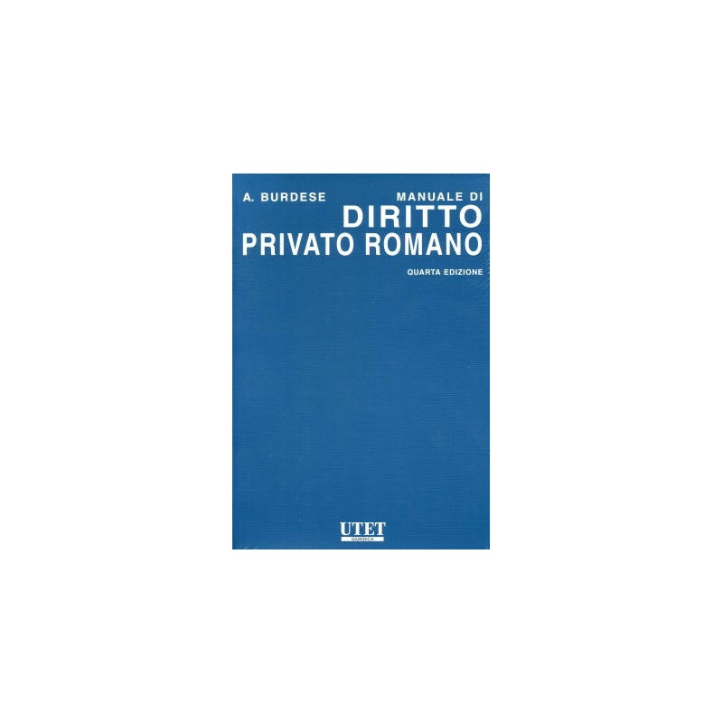 Manuale di diritto privato romano